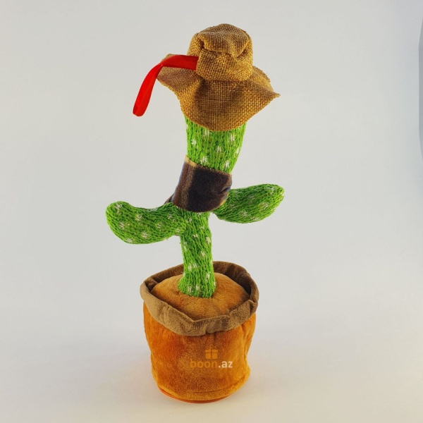 Танцующий кактус с подсветкой (60 песен)